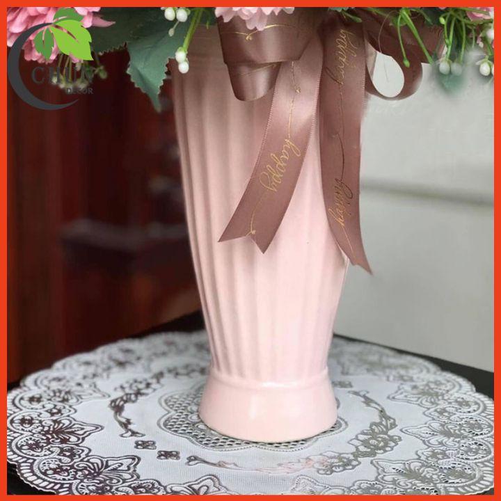 Hoa giả, bình hoa bồ công anh (gồm cả bình và hoa) trưng bày phòng khách, văn phòng, cửa hàng, lớp học