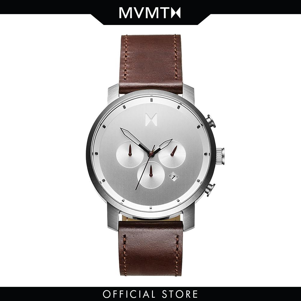 Đồng hồ Nam MVMT dây da 45mm - Chrono D-MC01-SBRL