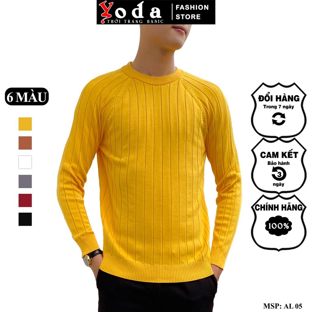 Áo Len Nam Cổ Tròn YODA Dệt Đố Hàng cao cấp sang trọng AL05