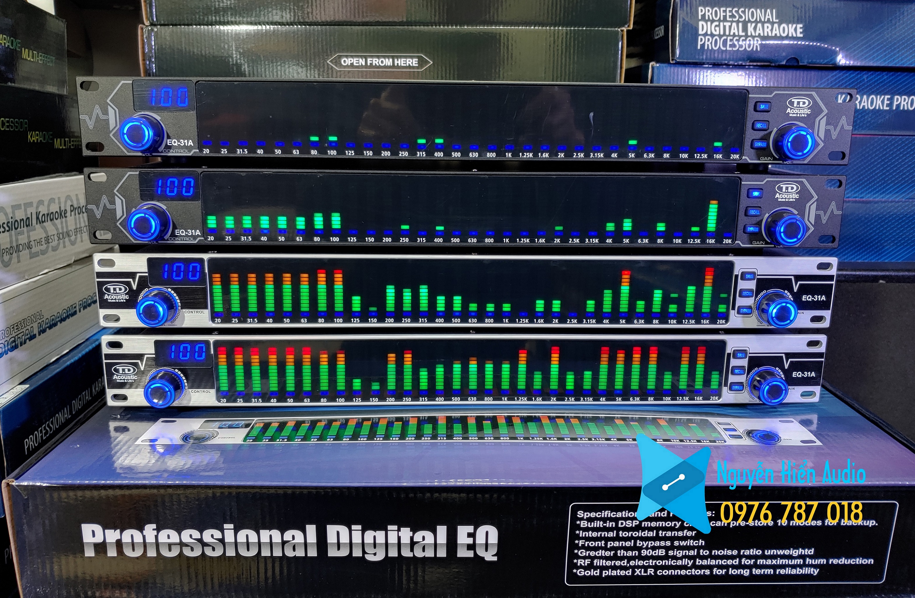 Lọc xì số TDacoutic EQ 31A hàng mới nguyên hộp