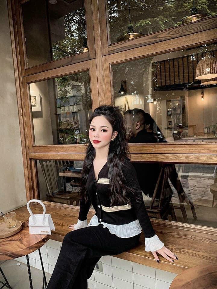 Bộ Pyjama Tiểu Thư Tay Dài Xoè Bồng Xinh Xắn