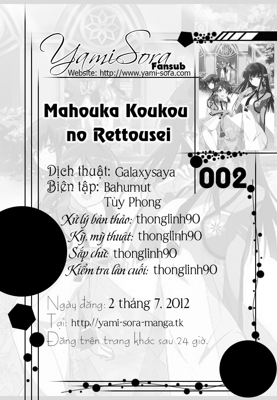 mahouka koukou no rettousei - nyuugaku hen chapter 2 1