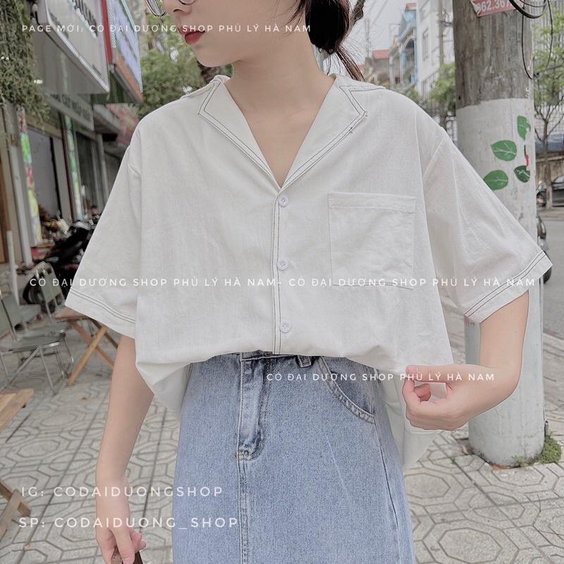 Sơ mi cộc tay chỉ nổi 5163