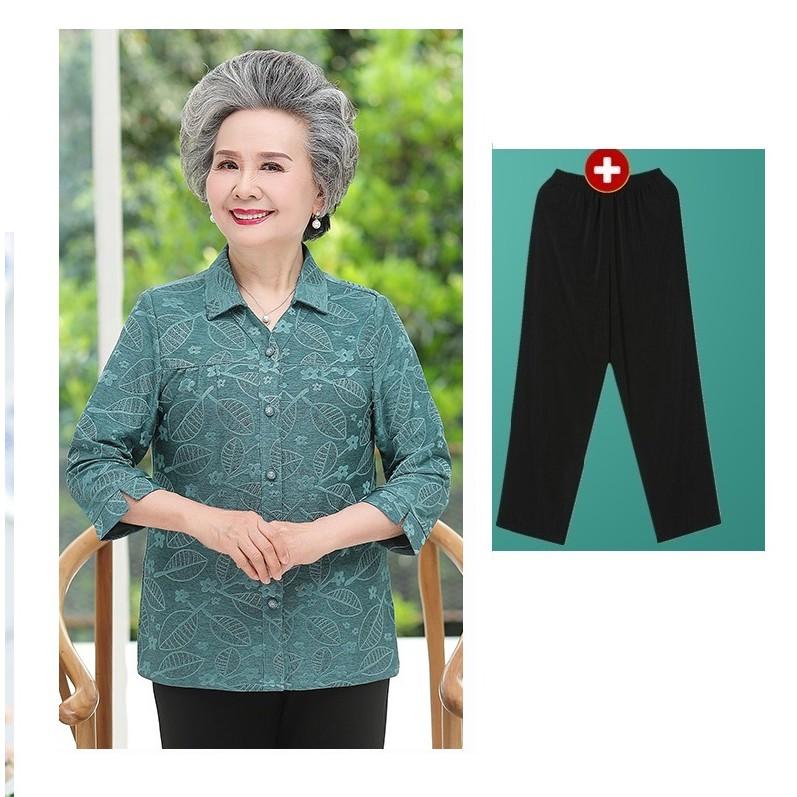 Bộ quần áo cao cấp cho người già