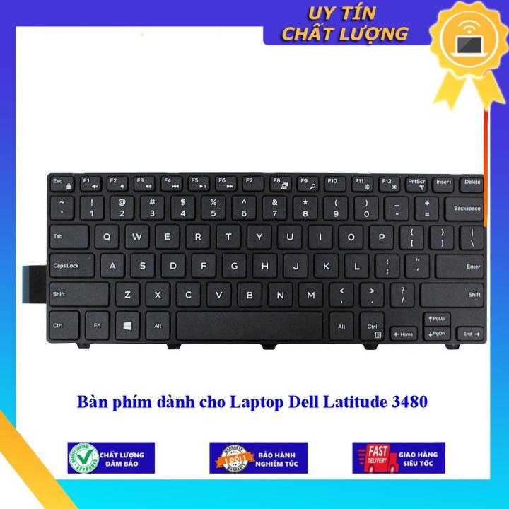 Bàn phím dùng cho Laptop Dell Latitude 3480 - Phím Zin - Hàng chính hãng  MIKEY936