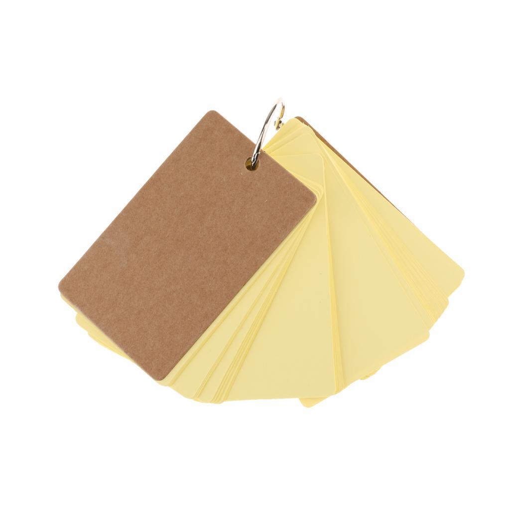 50Pcs DIY Blank Word Cards Christmas Greeting Card Memo Pads Business Card 9*5cm