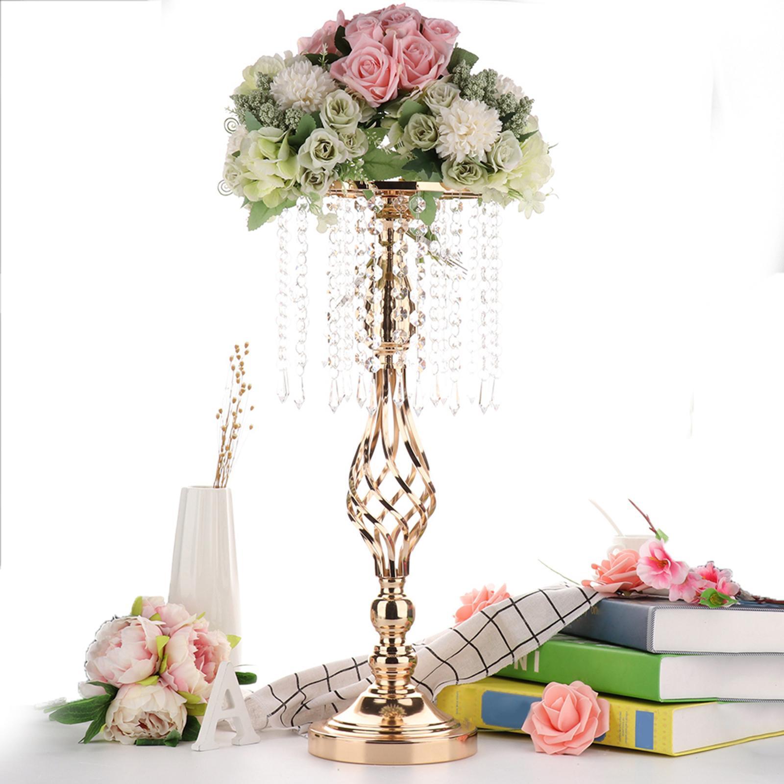 2x Crystal Candle Table Candle for Wedding Flowers