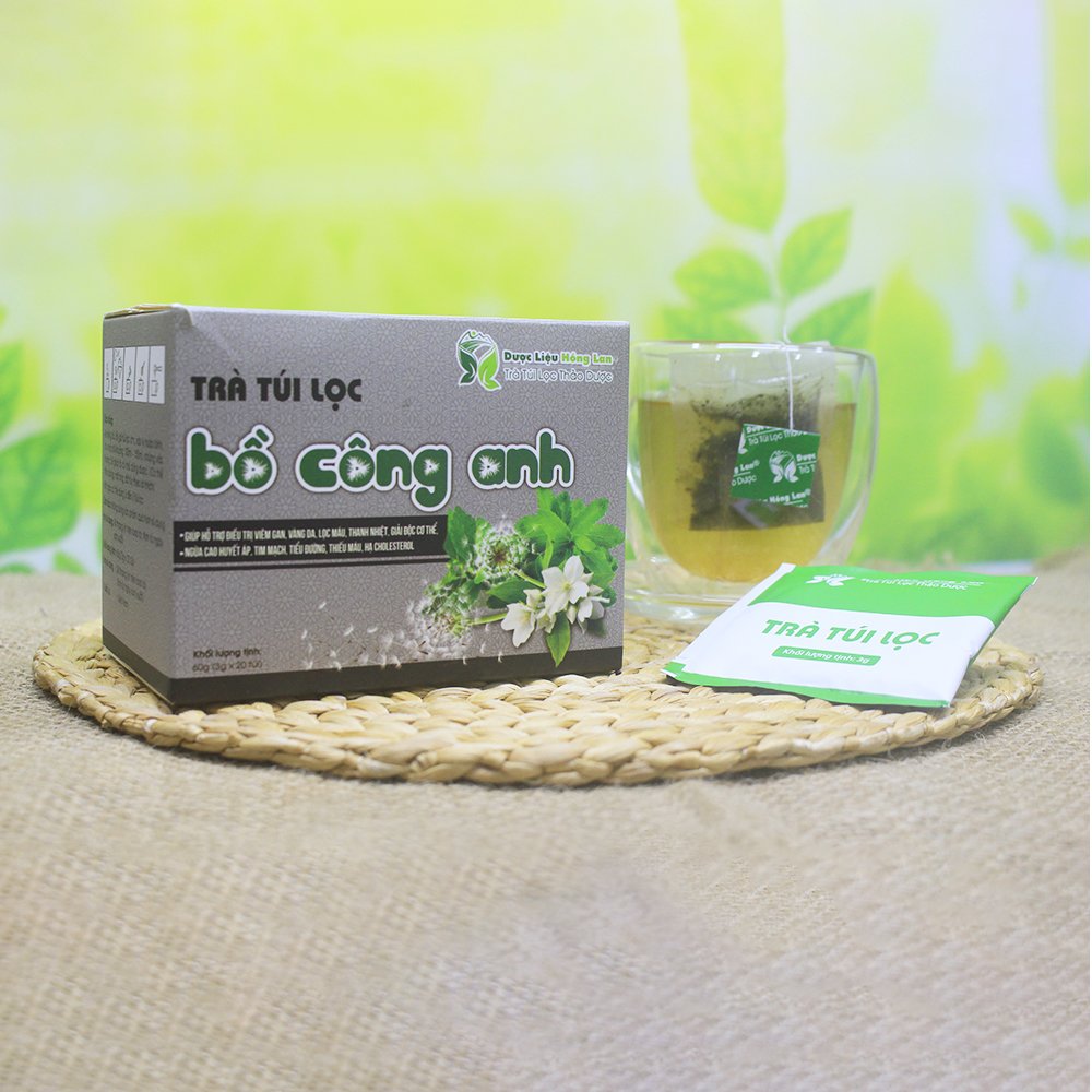 Trà Túi Lọc Bồ Công Anh 60g Dược Liệu Hồng Lan