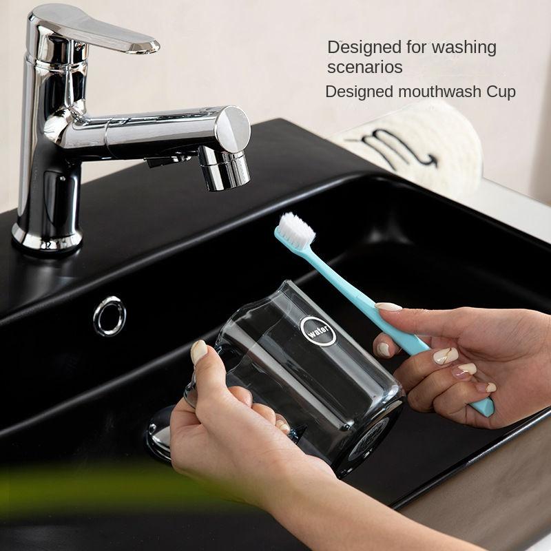 Cốc Đựng Bàn Chải Đánh Răng Thiết Kế Trong Suốt Tiện Lợi Dễ Sử Dụng