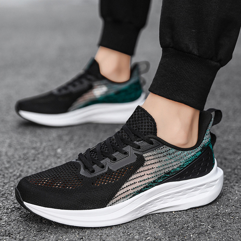 Giày Thể Thao Nam MENDO - Giày Sneaker Màu Đen - Xanh, Giày Thể Thao Hoạt Động Ngoài Trời, Thoáng Khí - G5416