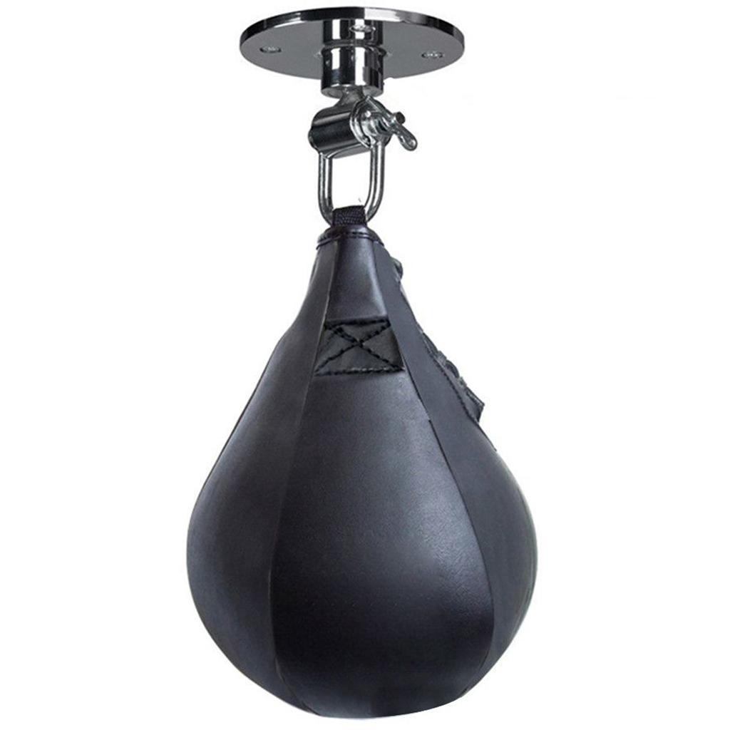 PU Leather Ball Boxing MMA Thai caseing Thai Training Punching Striking Bag Hanging Swivel Hook Hanger Workout Kicking ball Punch Bag