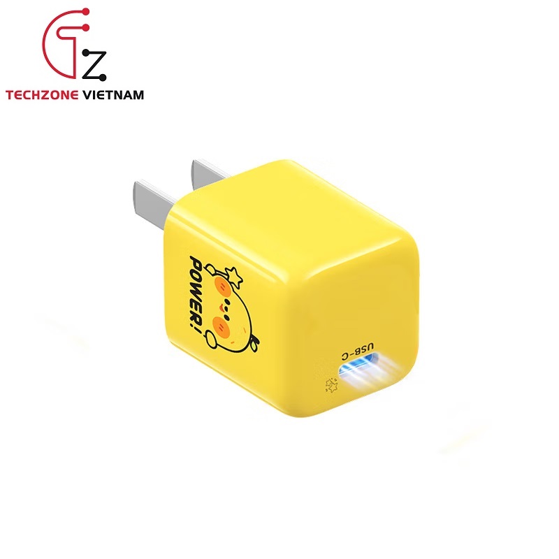 Ugreen 80947 Củ sạc 20W màu vàng USB type C nhỏ gọn hỗ trợ sạc nhanh CD249 Hàng chính hãng