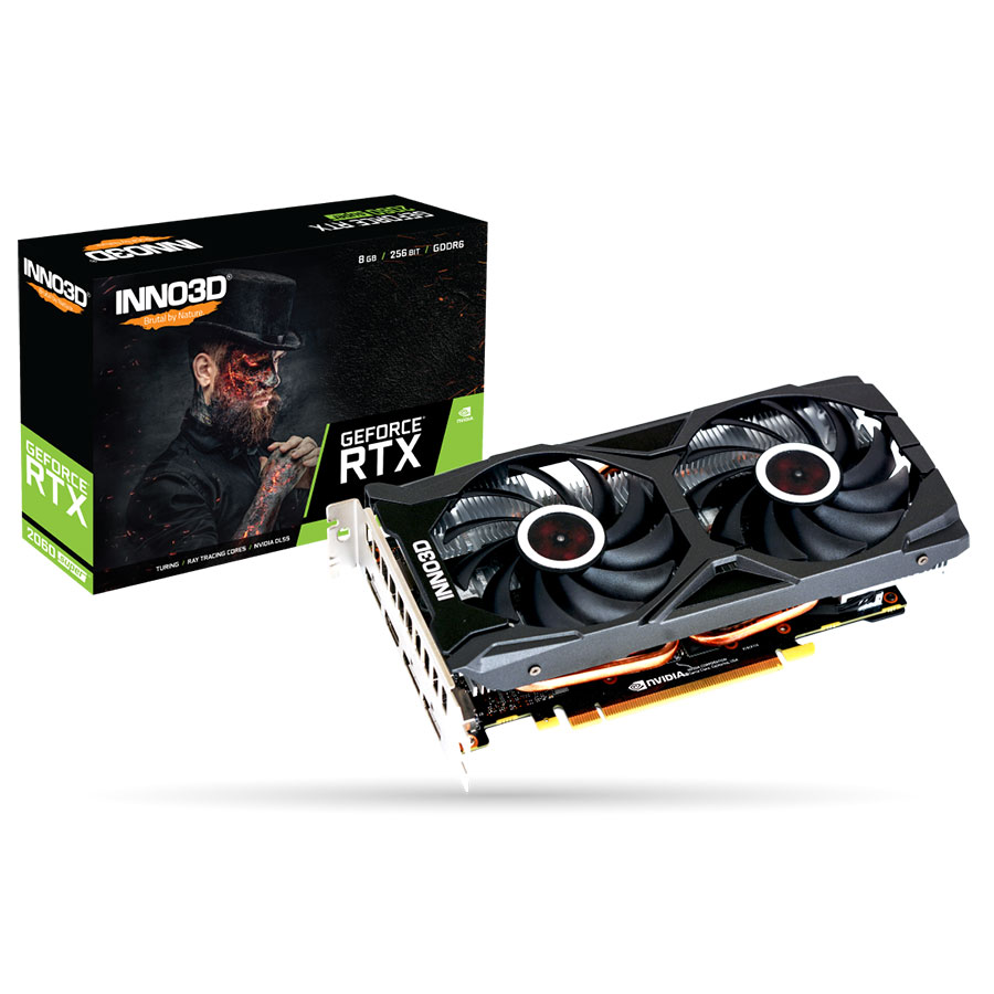 Card Đồ Họa VGA INNO3D GeForce RTX 2060 SUPER Twin X2 OC 8GB - Hàng Chính Hãng