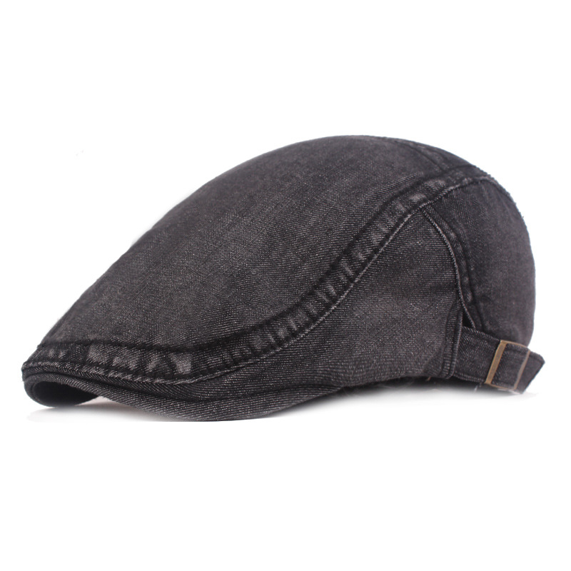 Mũ nồi, mũ beret, nón beret nam vải jean denim ARM-1241