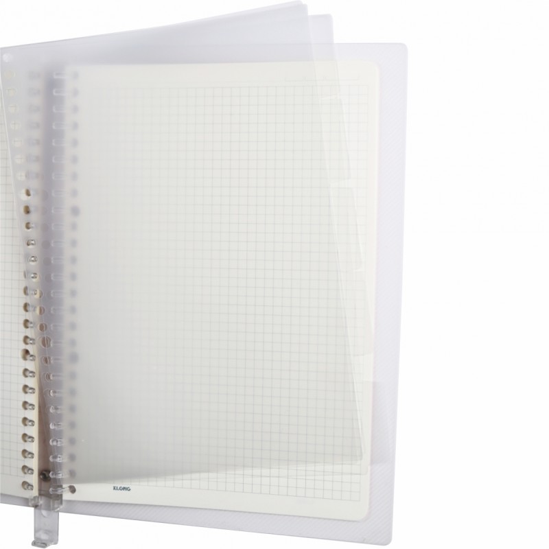 Sổ Binder File Caro nhựa kẹp tròn B5 - 40 tờ ; MS: 544