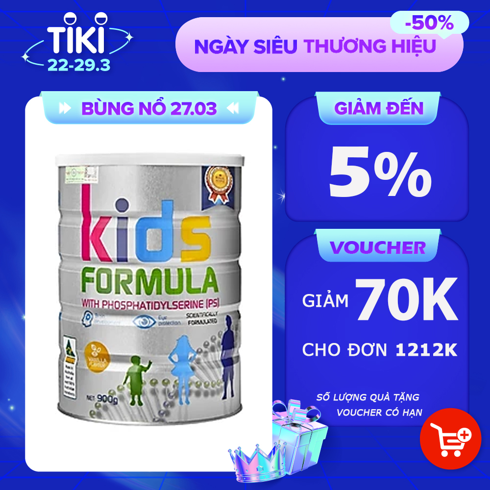 Sữa Bột Hoàng Gia Úc Royal Ausnz Kids Fomula Bổ Sung Dưỡng Chất Cho Trẻ Từ 3 Tuổi Trở Lên 900G