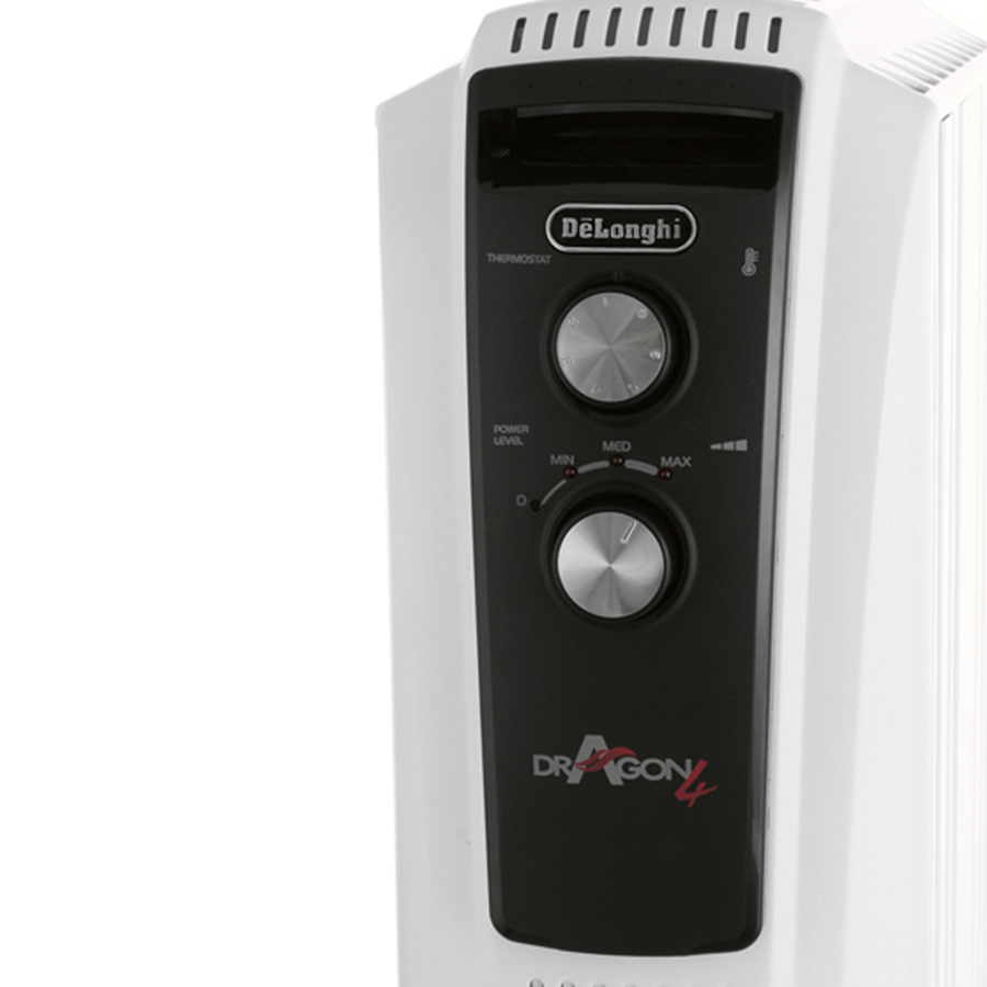 Máy Sưởi Dầu 10 Thanh Delonghi TRD4 1025 - Trắng - Hàng Chính Hãng
