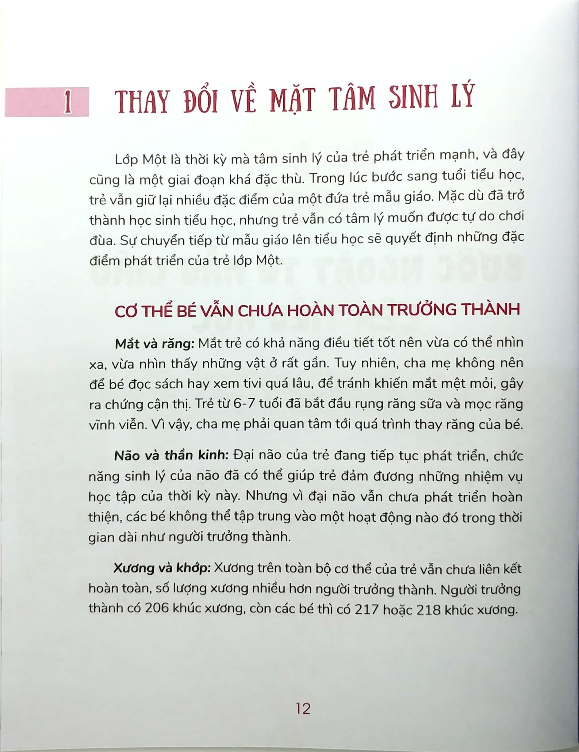 Yêu Con Như Thế Nào Là Vừa Đủ - Con Vào Lớp 1