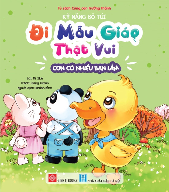 Sách - Kỹ năng bỏ túi, đi mẫu giáo thật vui xóa tan nỗi lo của trẻ khi đi mẫu giáo - Đinh Tị Books