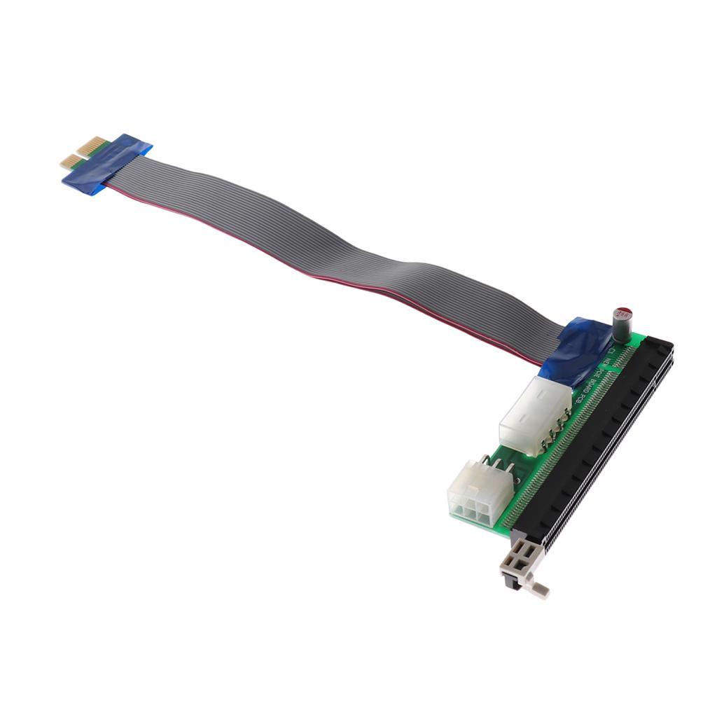 Video Graphics Card  Riser Card x1 to x16 Adapter Cable 200mm