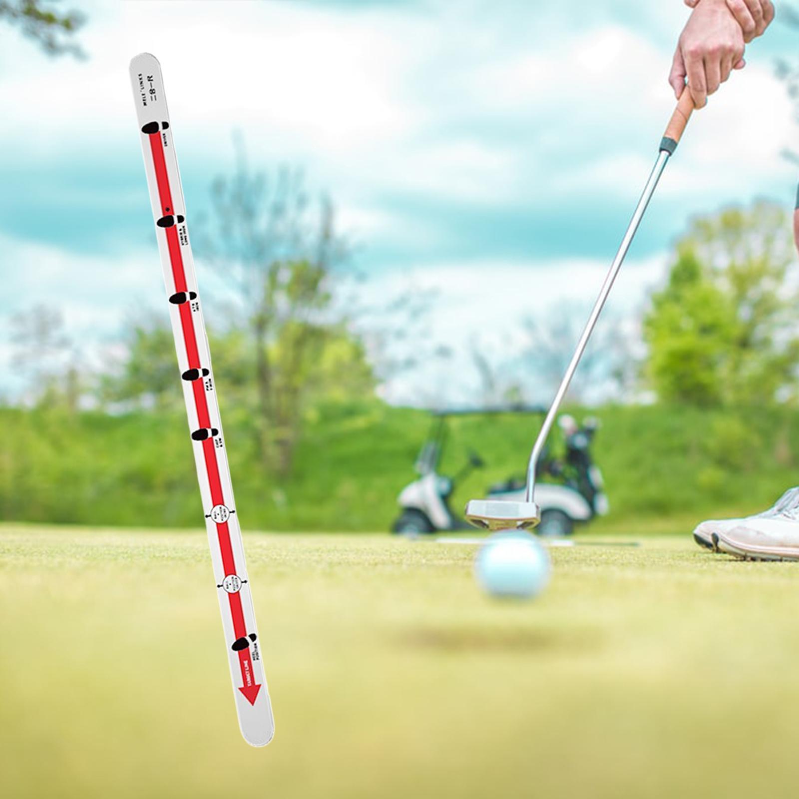 Golf Putting Stick Trainer, Golf Training Aids, Improve Golf Skills Putting Ruler Equipment