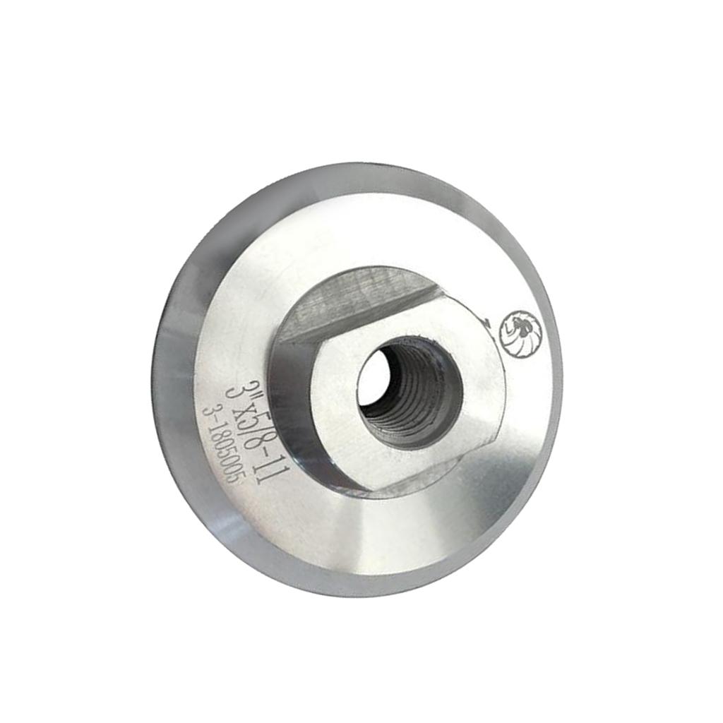 Aluminum Back Holder For Diamond Polishing Pads 5/8"-11 Thread