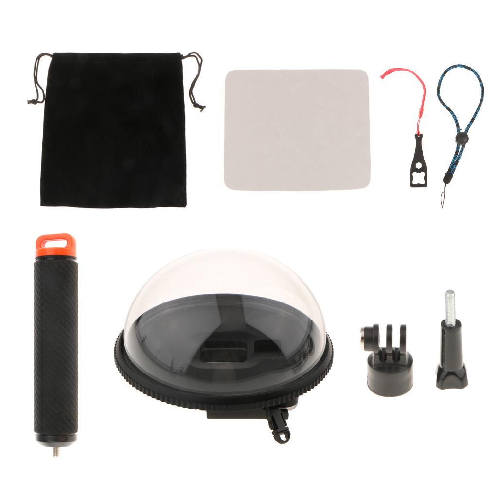 6" Waterproof Dome Port Lens Cover for Hero 5/6 w/ Hand Floating Grip