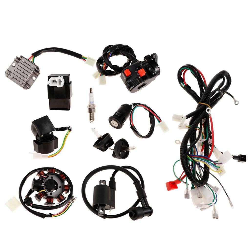Complete Electrics Stator  CDI Wiring Harness for 150cc 250cc Dirt Bike