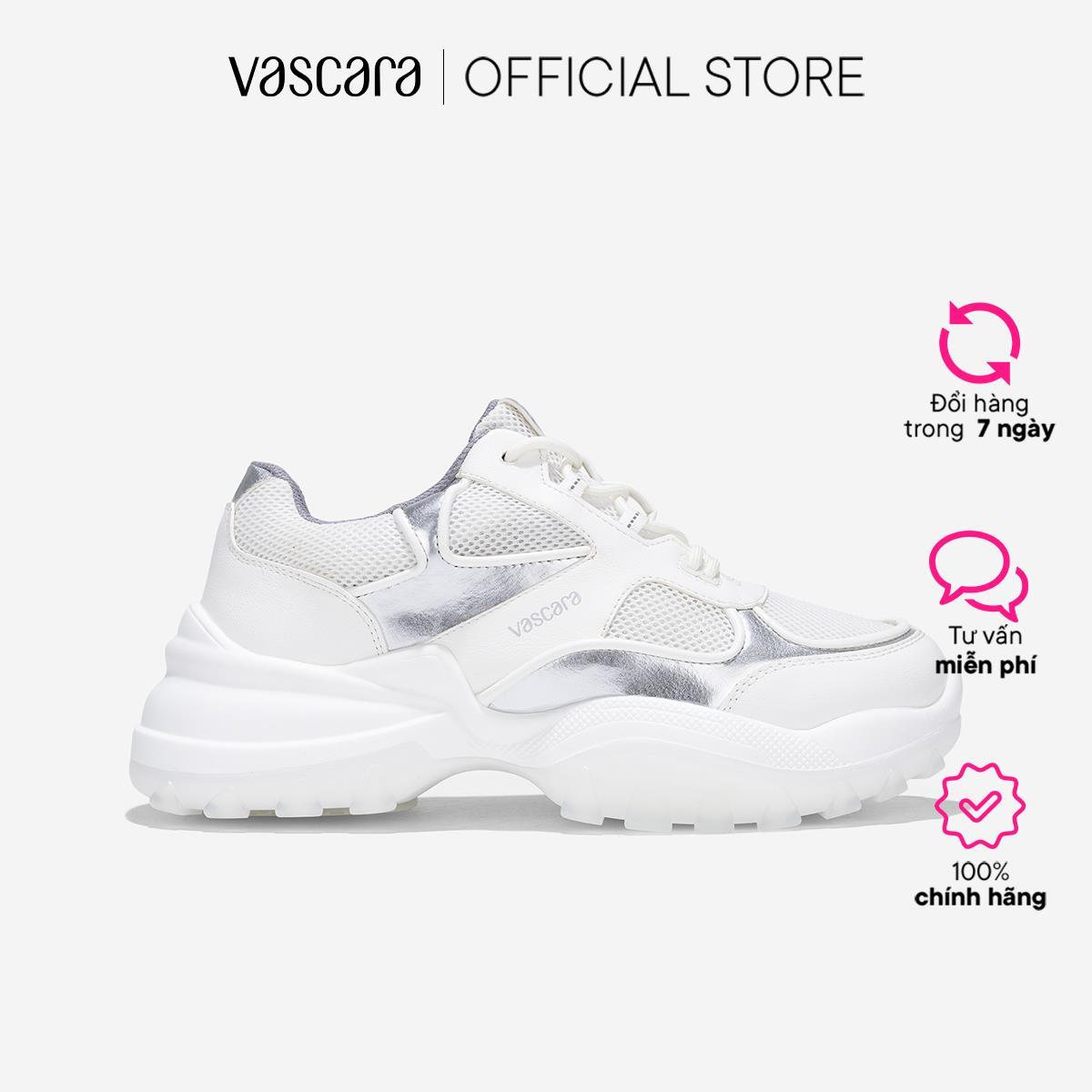 Vascara Giày Sneaker Vải Mesh Đế Chunky - SNK 0074