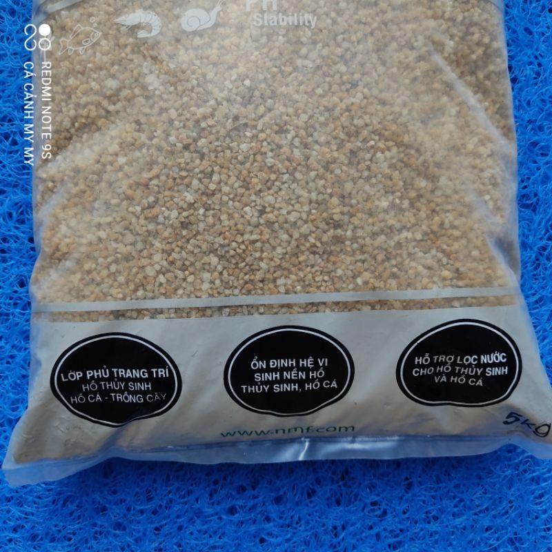5KG - Sỏi vàng nắng trang trí hồ thủy sinh, hồ cá