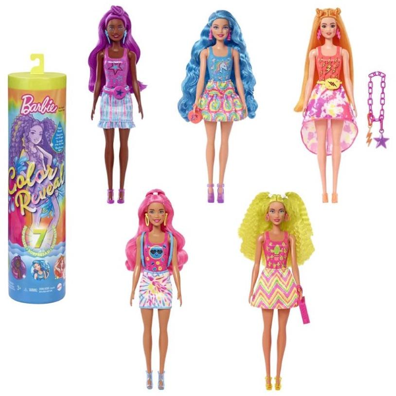 Búp bê Barbie &amp; Chelsa đổi màu - Phiên bản sắc màu Neon