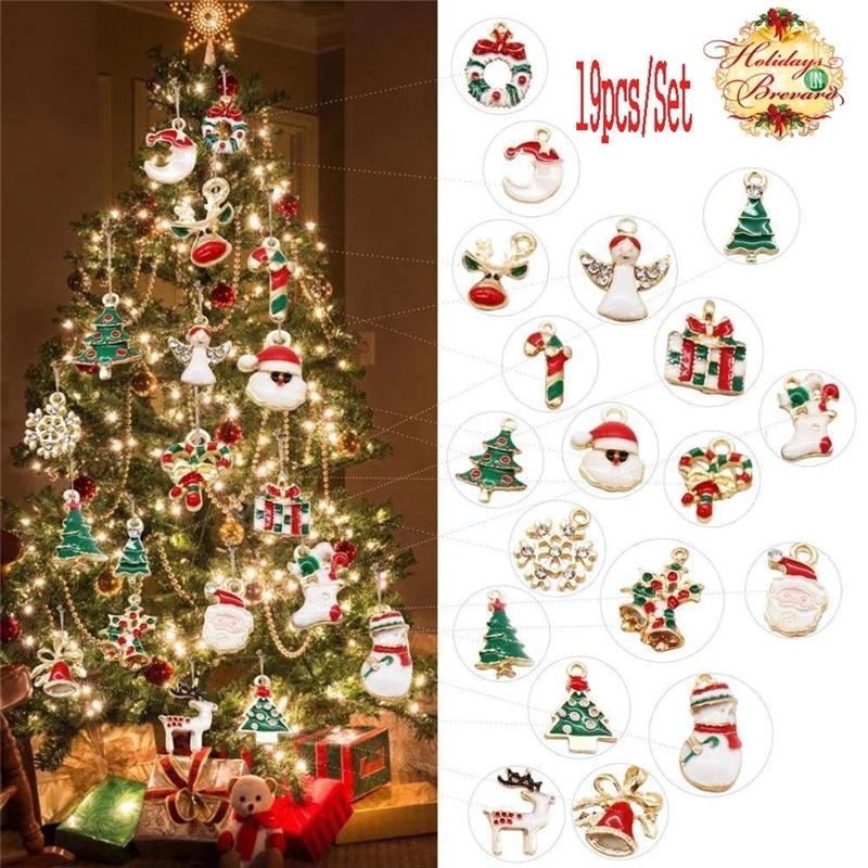 Set 19 Phụ Kiện Trang Trí Giáng Sinh
