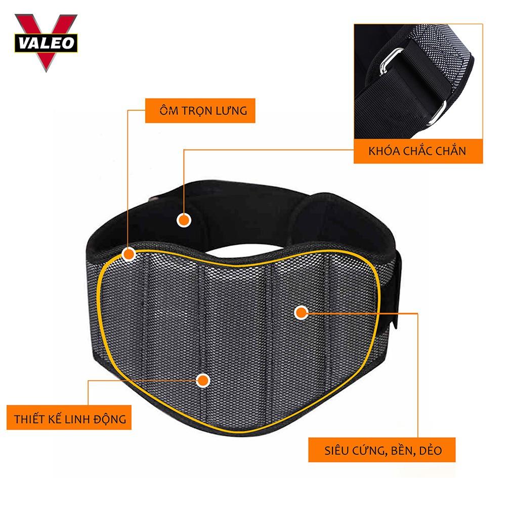 Đai Lưng Mềm Lục Giác Hỗ trợ tập Gym Bản To 19.5cm