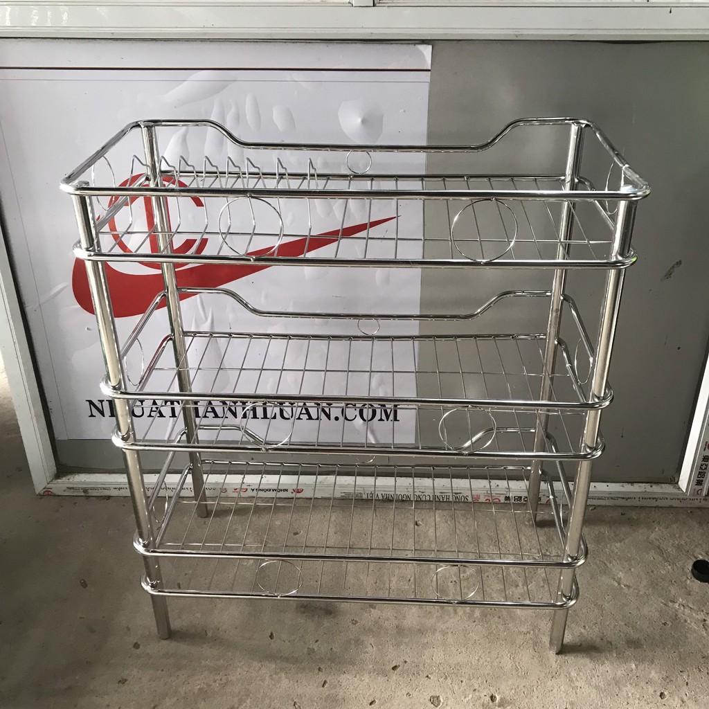 Trạn bát inox 3 tầng , ống đũa inox loại dày hàng đẹp