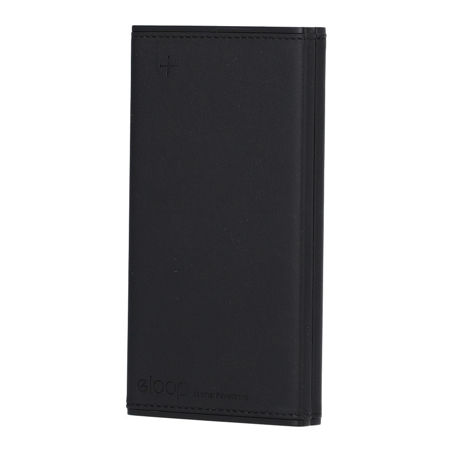 Pin dự phòng Eloop E26 chính hãng, 12.000mAh, bọc da, 2 cổng USB