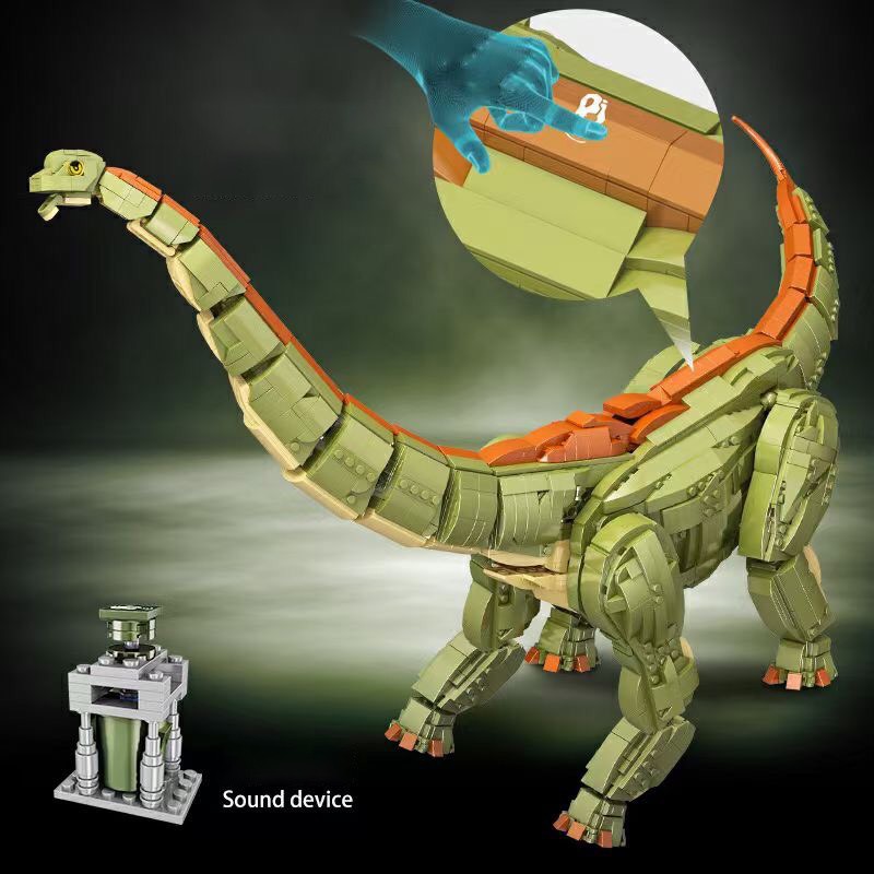 Đồ chơi lắp ráp Khủng long Cổ dài - FC6206 Big Brachiosaurus - Xếp hình thông minh - Mô hình trí tuệ 2250 mảnh ghép