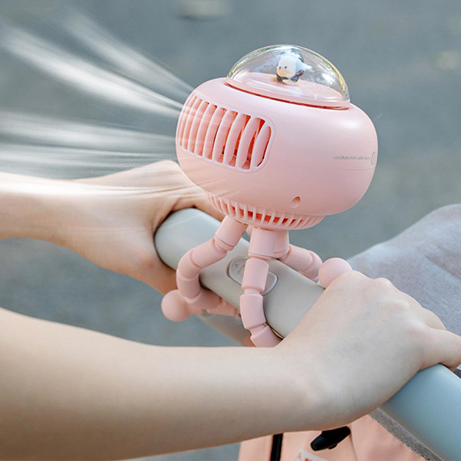 USB Handheld Cooling Fan for Students Dormitory Baby Stroller Desktop