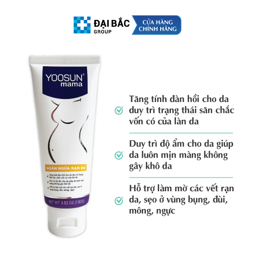 Kem ngăn ngừa và phục hồi rạn da YOOSUN Mama 100g