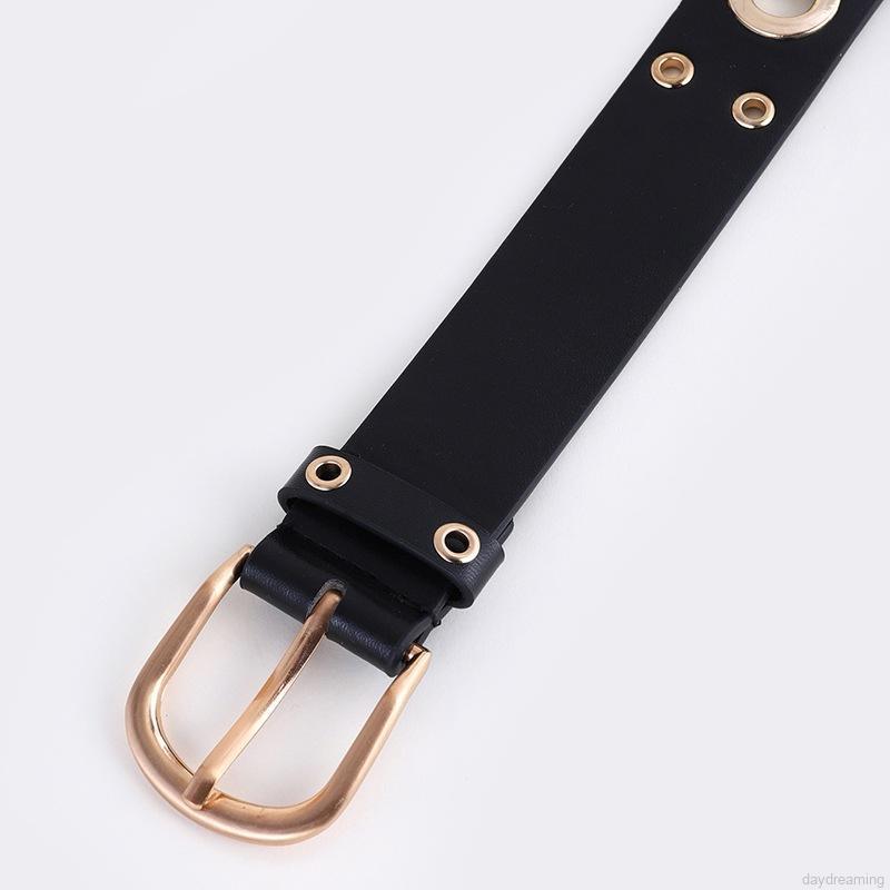 Thắt Lưng Da Pu Khóa Tròn Thời Trang Cho Nữ