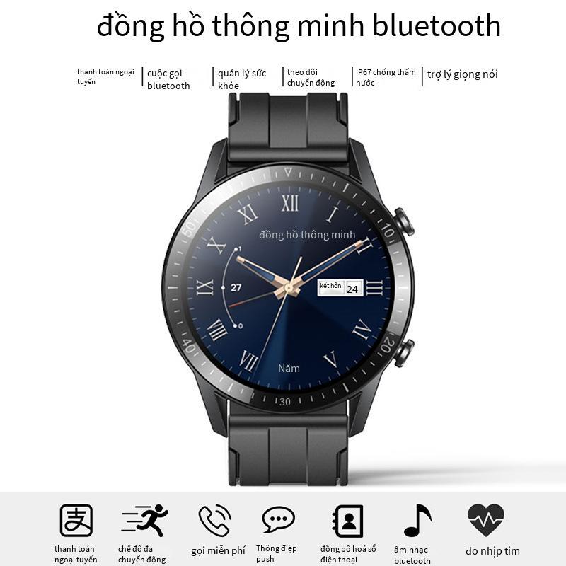 Ưu đãi đặc biệt đồng hồ thông minh t02s cuộc gọi Bluetooth nghe nhạc đồng hồ bấm giờ vòng đeo tay thể thao Kiểm soát truy cập NFC thanh toán ngoại tuyến