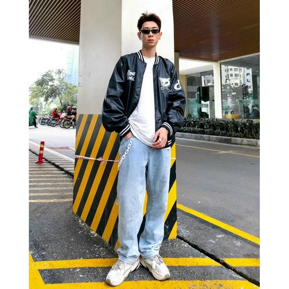 Áo khoác dù Bomber Phối Màu XBULL Áo khoác unisex Cổ Bo Dệt Unisex Nam Nữ Ulzzang ONEZ Hình Thật Cuối