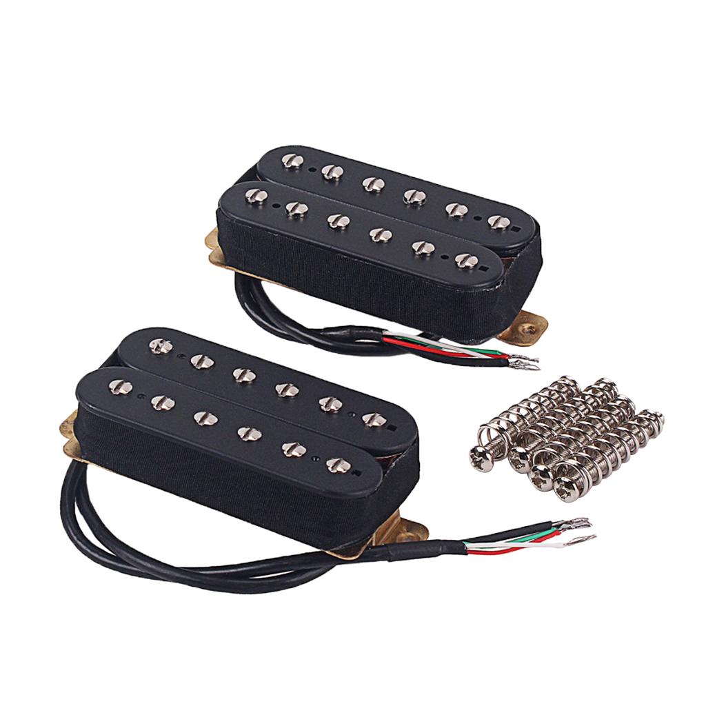 Sunnimix 2 Chiếc Guitar Chuyên Nghiệp Bán Tải Đôi Cuộn Dây Thu Cho Đàn Guitar Điện