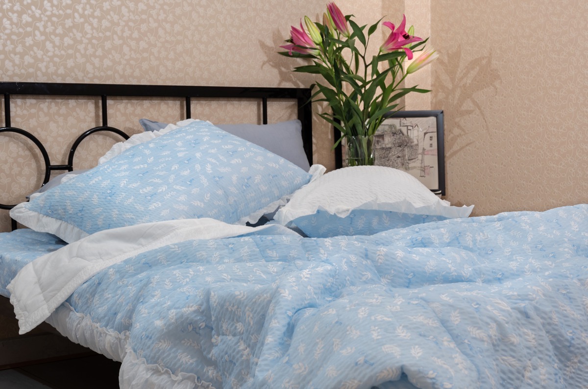 Bộ chăn drap Bamboo Hàn Quốc Hana Hana Leafmingo