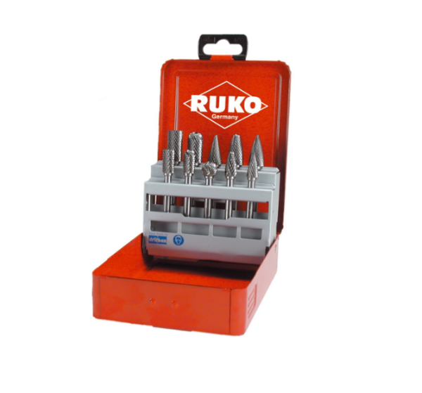 BỘ MŨI MÀI HỢP KIM 10 CHI TIẾT 10-12MM RUKO 116003