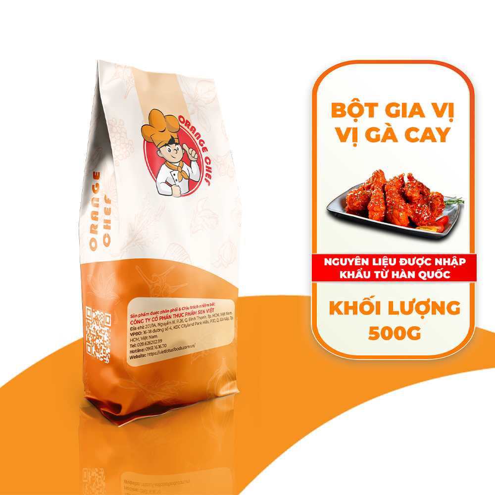 Bột Gia Vị Gà Cay Hot & Spicy Chicken Seasoning  - Túi 500g