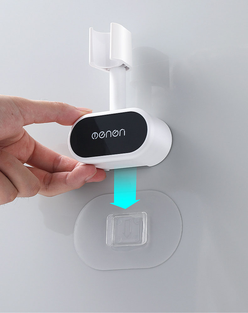 Giá treo vòi hoa sen OENON , giá móc treo vòi sen vòi xịt vệ sinh có miếng dán tường chịu lực siêu chắc xoay 180 độ
