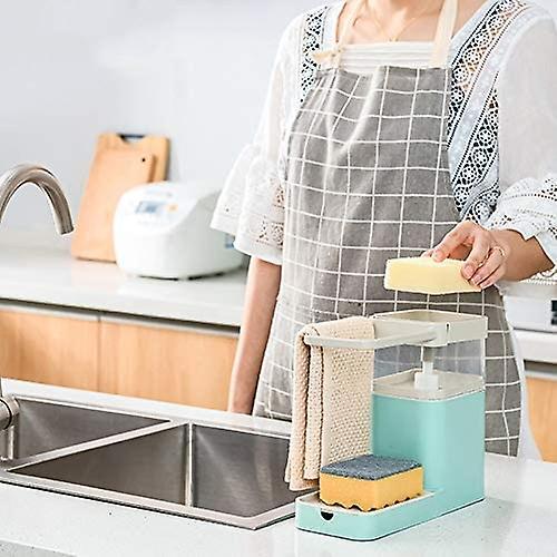 Hỗ trợ làm sạch nhà bếp đa chức năng 3 trong 1 đại lý xà phòng của kệ nhà bếp