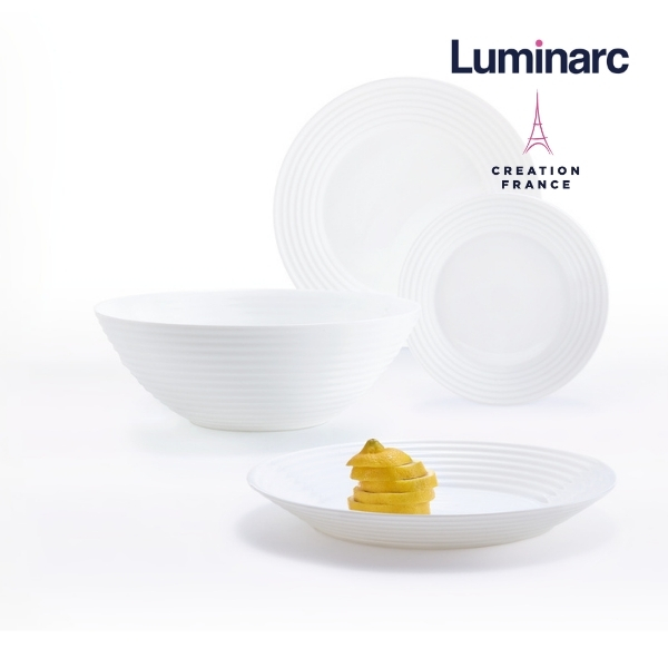 Bộ 6 Đĩa Sâu Thuỷ Tinh Luminarc Harena 23cm - LUHAN5806