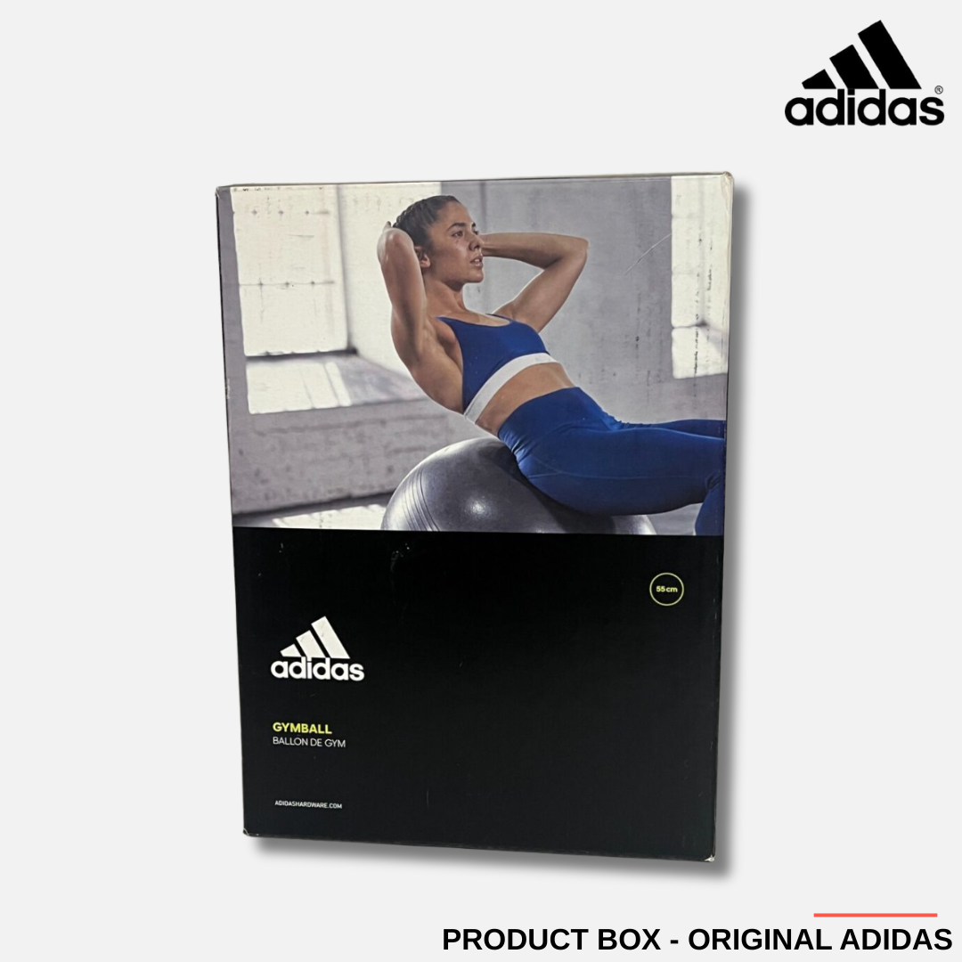 Bóng Tập Yoga &amp; Gym Chính Hãng ADIDAS ADBL-11246GR Exercise Ball, Đường Kính 65cm, Kèm Ống Bơm Hơi