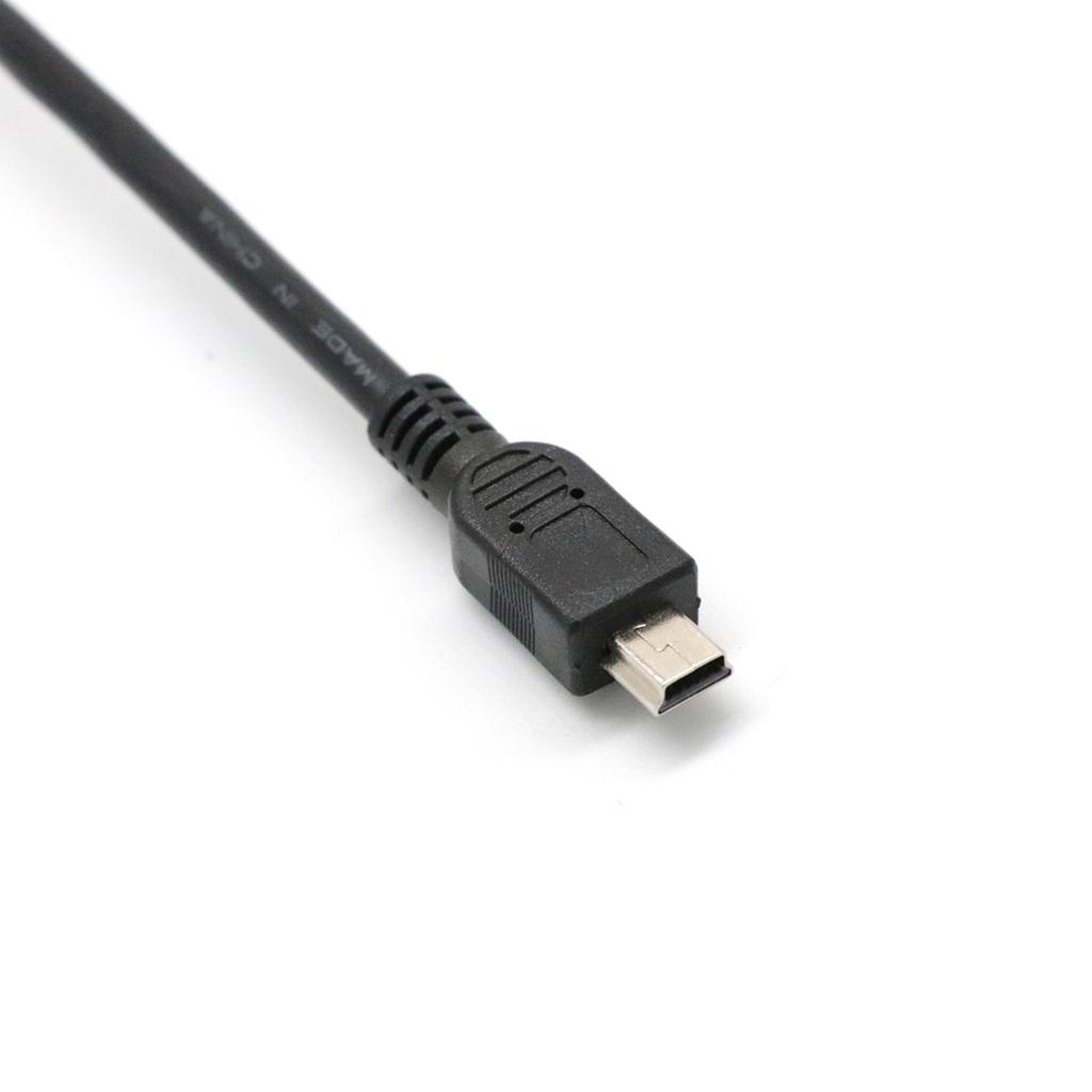 5m/16FT 2.0 USB Cable Type A to Mini B Male to Male 5 PIN Black